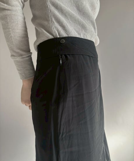 【USED】 Cop.Copine Nylon Cargo Pocket Design Skirt / 260131-021