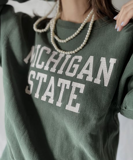 【USED】   Champion Reverse Weave Sweat MICHIGAN STATE/211007-015