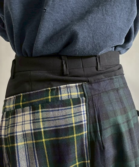【RE;CIRCLE】 RE Kilt Long Skirt / 260108-006