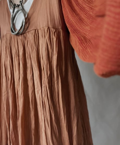 【RE;CIRCLE】  RE Indy Cotton L/S One-piece/20210819-050