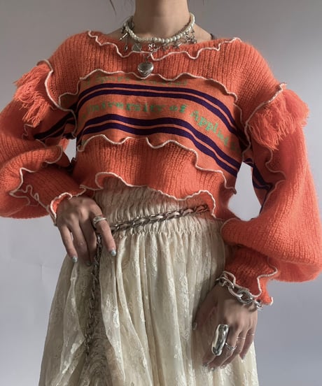 【RE;CIRCLE】 RE Mellow Knit Top /  241121-010