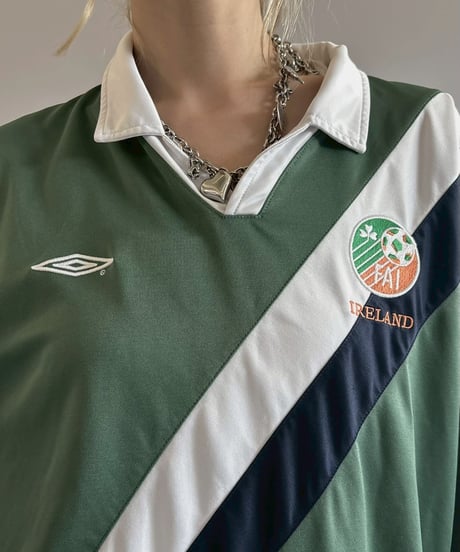 【USED】 01~03's UMBRO Ireland Soccer Shirt / 260530-028