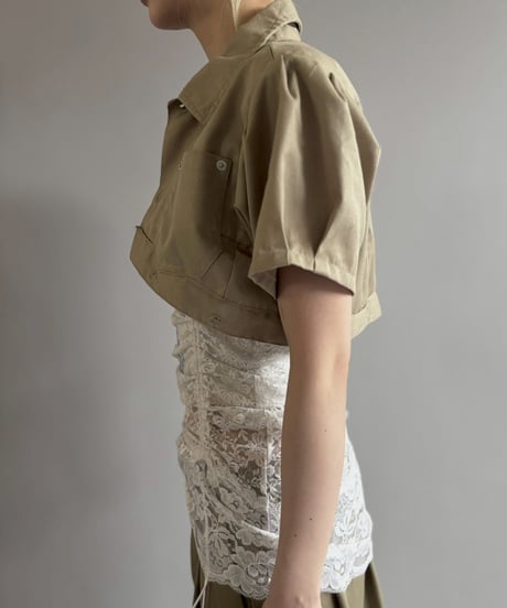 【Chinatsu Aoyama】 RE Makers Shirt Khaki / 260702-007