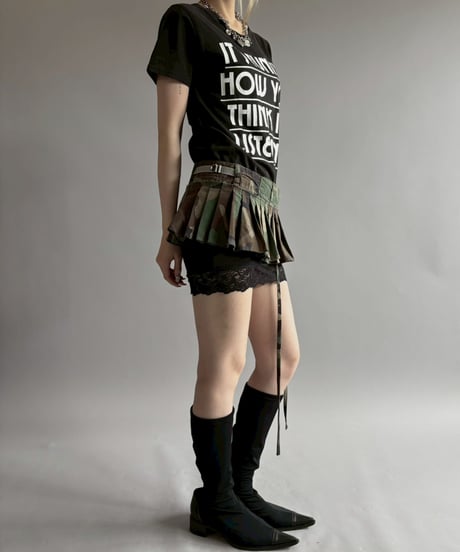 【USED】 RESIZED IT'S FUNNY HOW YOU THINK I'M LISTENING T-Shirt / 260627-004
