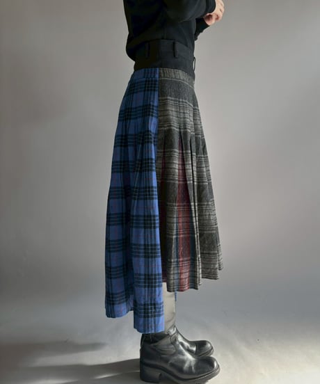 【RE;CIRCLE】 RE Kilt Long Skirt / 251204-006
