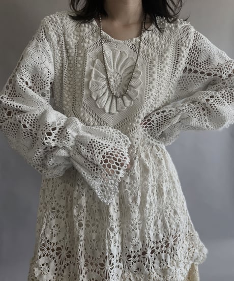 【RE;CIRCLE】 RE Crochet Lace One-piece / 230504-001