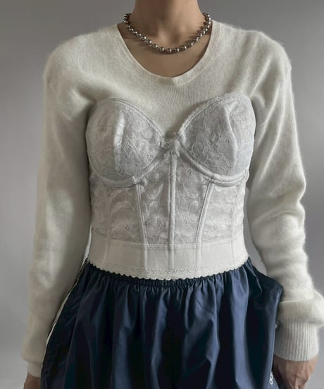 【USED】 Lace Corset Top /251122-023