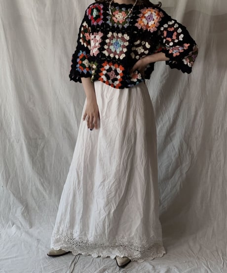 【RE;CIRCLE】 RE Granny Knit Top③/210421-009