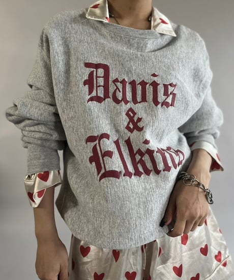 【USED】 Made in USA MVP Davis & Elkins L/S Sweat Top /241109-015