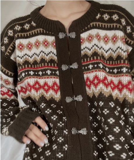 【USED】     Nordic sweater/211216-035