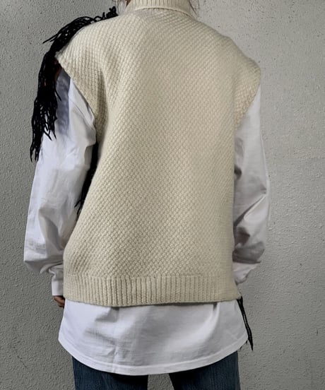 【RE;CIRCLE】 Granny Knit Vest /210125-007