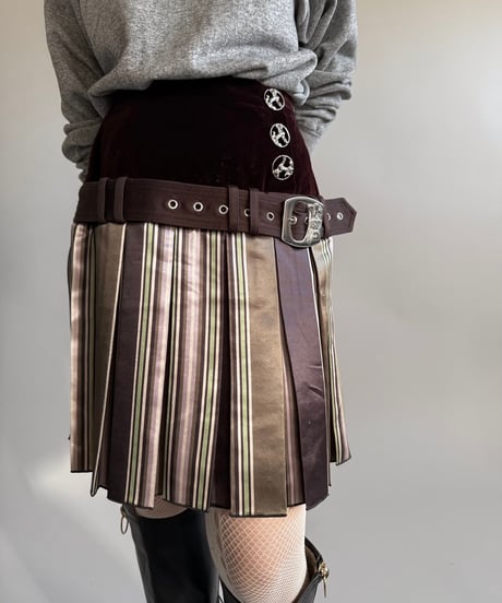 【USED】 CHOPOVA LOWEANA Pleats Skirt/250104-003