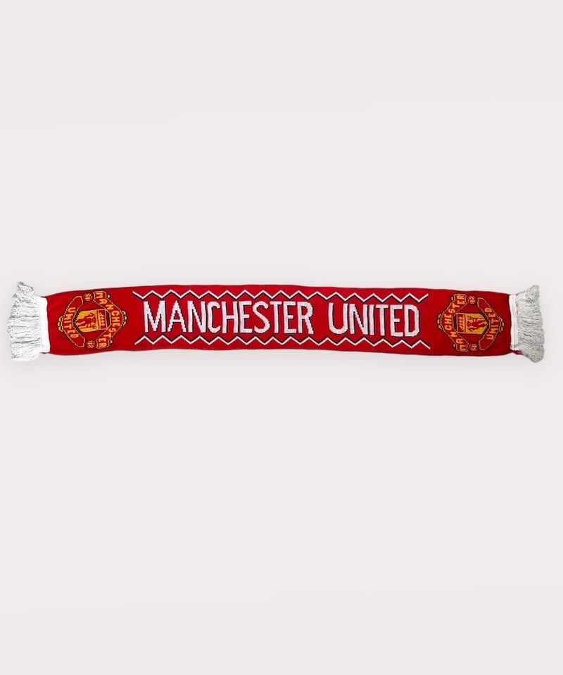 USED】 Knit Soccer Muffler MANCHESTER UNITED/ 2