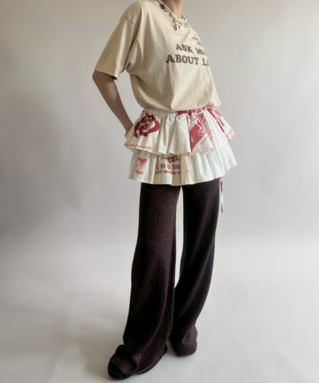 【RE;CIRCLE】 Re Eco Bag Maki Skirt /  250417-015