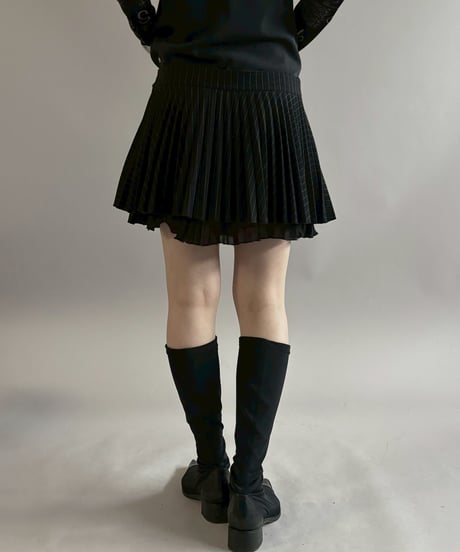 【USED】 Pleats Mini Skirt /260502-014
