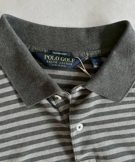 【USED】 POLO GOLF Boarder Polo Shirt / 260509-007