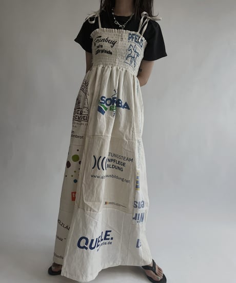 【RE;CIRCLE】 RE Eco-Friendly Bag Camisole One-piece / 220804-029