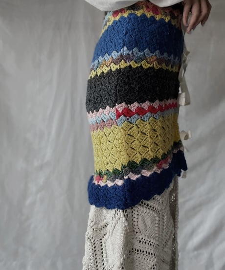 【RE;CIRCLE】 RE Granny × Crochet N/S Gown④/211014-019