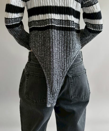 【RE;CIRCLE】 RE Rib Knit Leotard Top / 260416-012