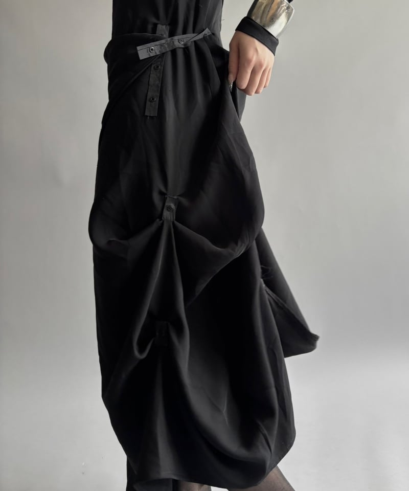 り*り様 frill sleeves one piece サイズS 黒 +トート USED】 N/S design One-Piece /250913-014 | THE