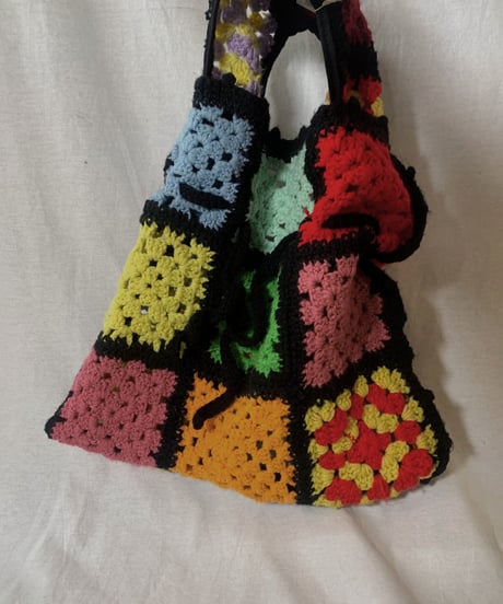 【RE;CIRCLE】 Granny Knit Bag① /210404-012