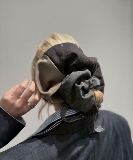 【RE;CIRCLE】 RE Suit Scrunchie /  260219-006