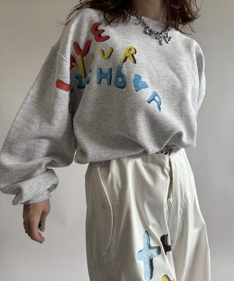 【USED】 END IS NEAR 90's Russell Athletic L/S Sweat Top /250329-007
