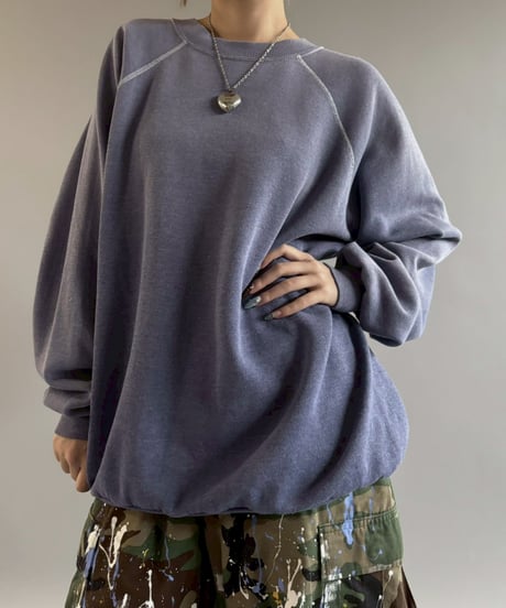 【USED】 Raglan Fade Sweat /251101-028