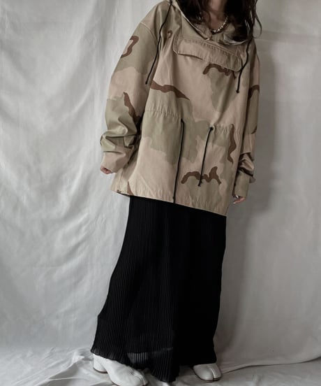 【USED】 Poly Pleats Long Skirt②/210921-034