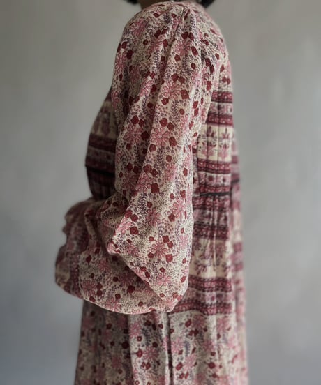 【USED】 L/S Indian One-piece / 240101-003