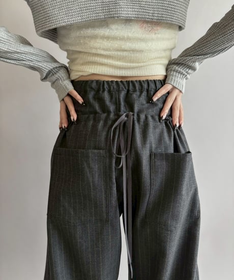 【RE;CIRCLE】 RE Suit Barrel Leg Pants/ 260420-021