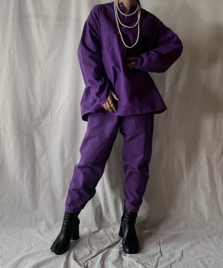 【USED】 Dyed Army Top + Pants/210203-024