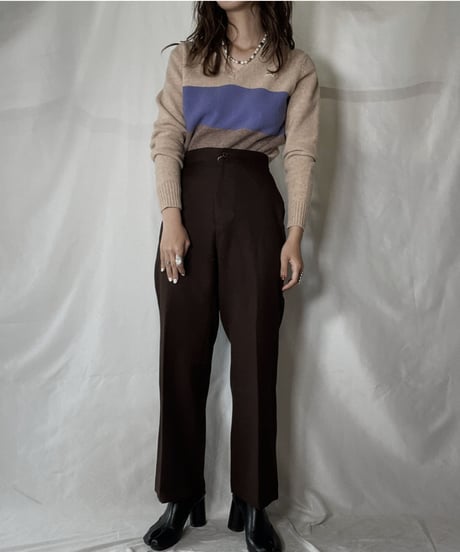 【USED】   LACOSTE Knit Top⑤/211126-011