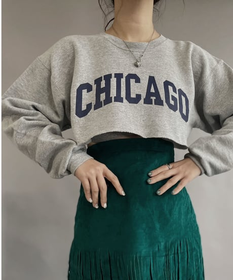【USED】 Sweatshirt Cutoff 'Chicago' / 230304-019