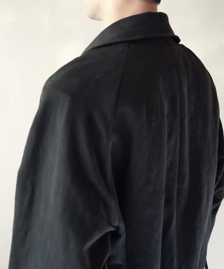 【RE;CIRCLE】 RE 1950s Flench Linen Coat  BLACK / 221031-006