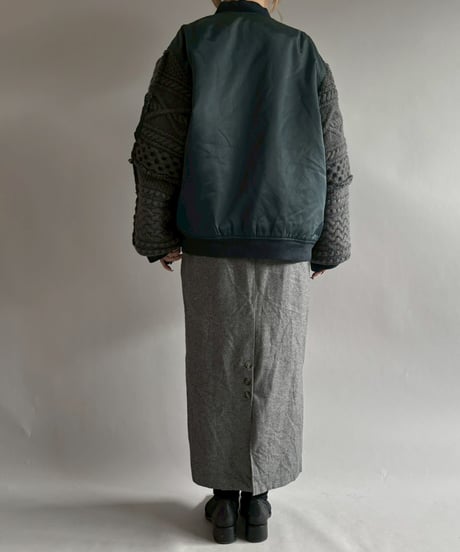 【RE;CIRCLE】 RE MA1 × Alan Knit Jacket / 251225-001