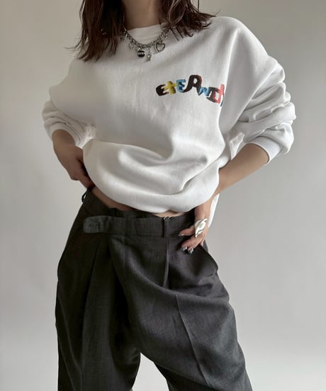 【USED】 END IS NEAR 90's Jerzees L/S Sweat Top /250329-019