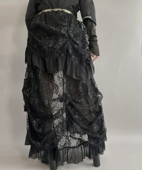 【USED】  Kuroneko Long Skirt  / 221126-005