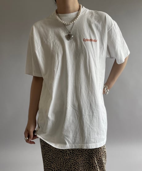 【USED】  ONEITA 90's Cyber Media T-Shirt /240810-018