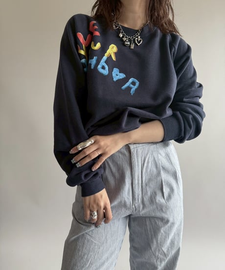 【USED】 END IS NEAR 90's Jerzees L/S Sweat Top /250329-015