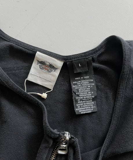 【USED】  Harley-Davidson Zip Design Top /250426-021