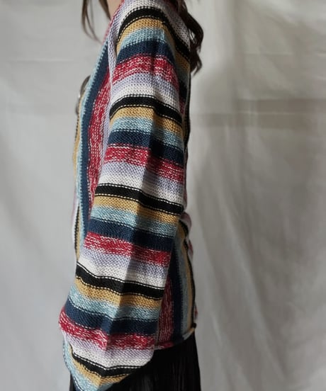 【USED】  Crochet Knit L/S Top ②/211014-035