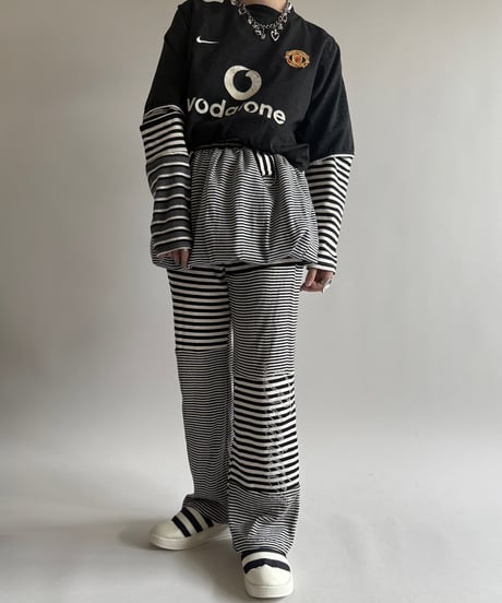 【RE;CIRCLE】 RE Border Balloon Skirt Mini  /  250403-004