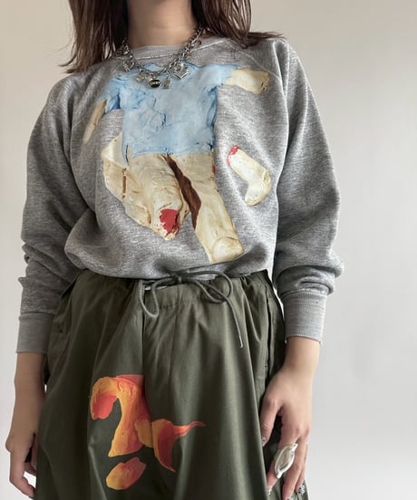 【USED】 END IS NEAR L/S Sweat Top /250329-004