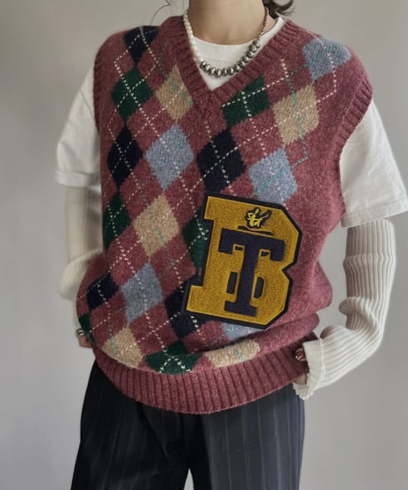 【RE;CIRCLE】 RE Wappen Wool Vest / 221103-002