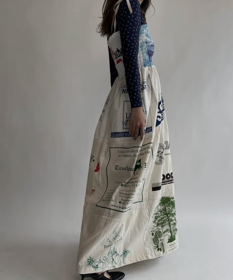 【RE;CIRCLE】 RE Eco-Friendly Bag Shirring One-piece / 220825-019