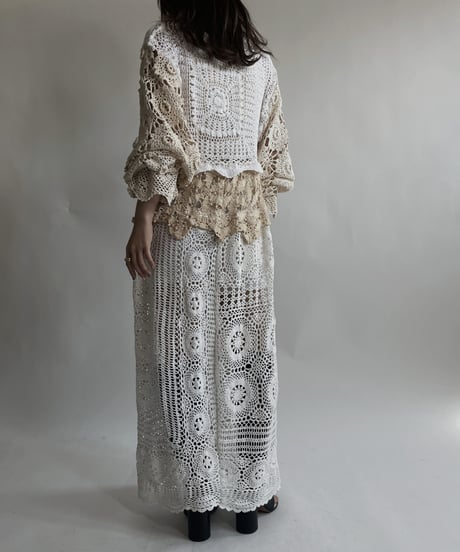 【RE;CIRCLE】 RE Crochet Lace One-piece / 220427-035