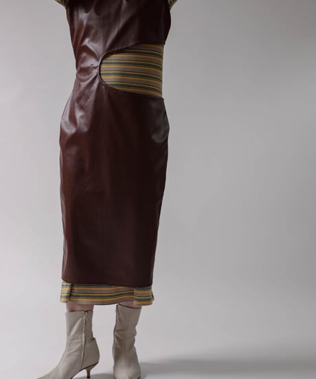 【USED】N/S Poly Dress ① / 220324-005