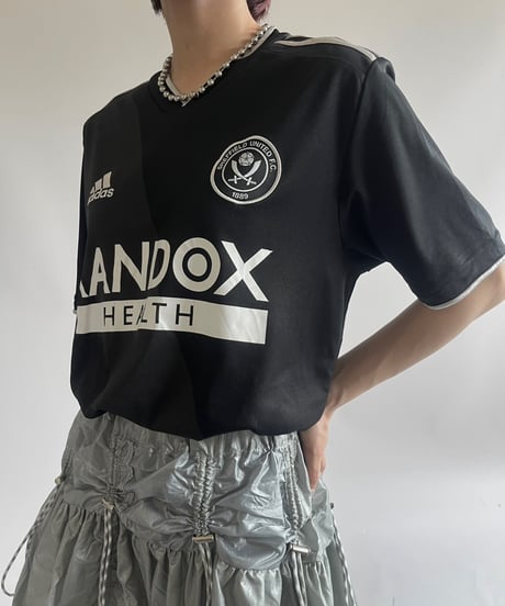 【USED】21~22's adidas SHEFFIELD Soccer Shirt / 250712-009