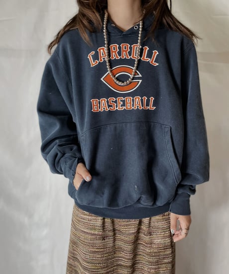 【USED】  Champion Reverse Weave Hoodie CARROL BASEBALL/210902-018